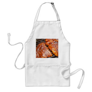 Delantal para ahumar costillas a la BBQ