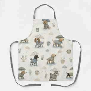 Delantal para amante de perros lindos – Patrón de 