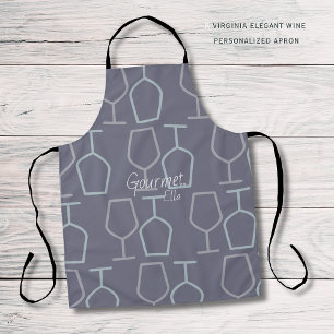 Delantal para amante del vino de Virginia Gourmet 