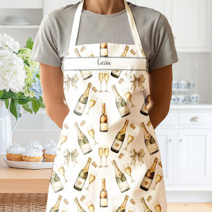 Delantal para amantes de Champagne y Prosecco
