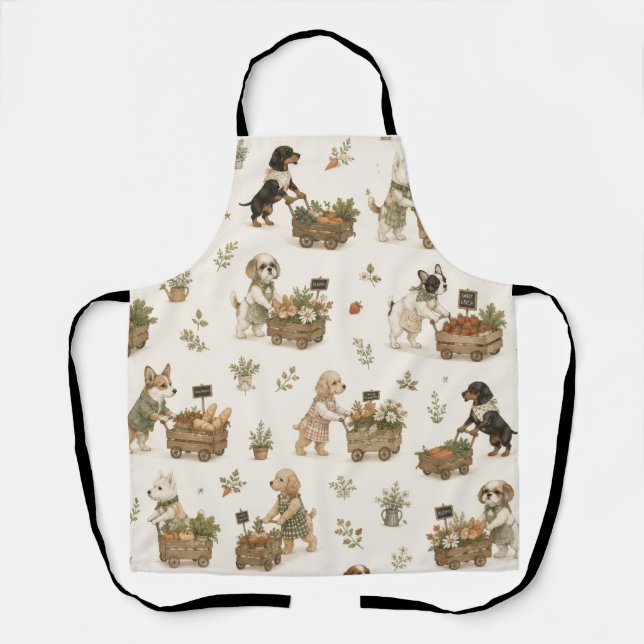 Delantal para amantes de perros (Anverso)