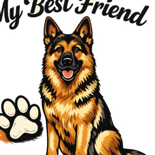 Delantal para Amantes de Perros Mi Mejor Amigo Tie
