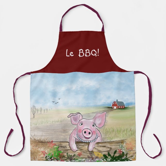 Delantal para barbacoa (Anverso)