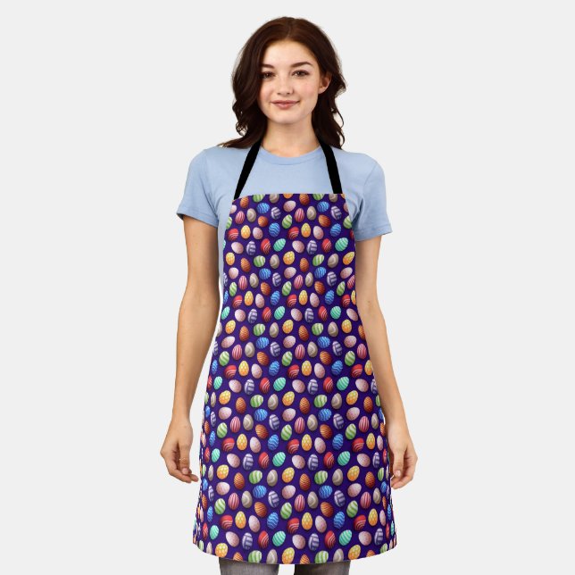 Delantal para colorear huevos de Pascua (Gastado)
