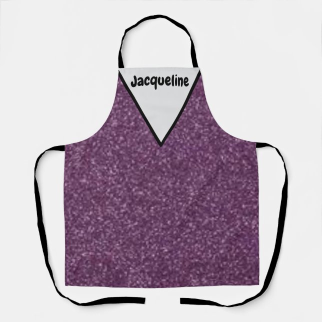 Delantal para Damas con Nombre Personalizado y Asp (Anverso)