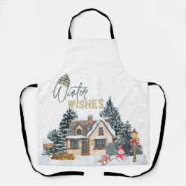 Delantal para decoración del hogar regalo de Navid