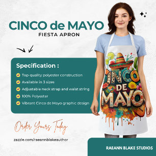Delantal para Fiesta del Cinco de Mayo