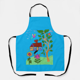 delantal para la jardinería