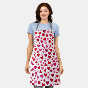 Delantal para mujeres Corazones Lindos - Regalo gr