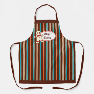 Delantal para Negocio de Galletas Rayadas de Choco