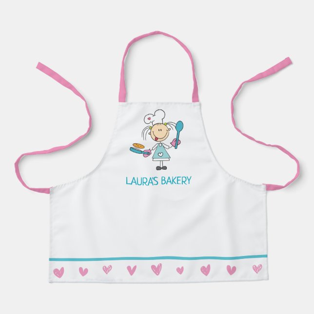 Delantal para niños Chef de Panqueques (Anverso)