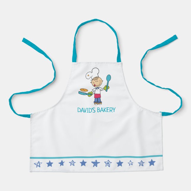 Delantal para niños Chef de panqueques (Anverso)