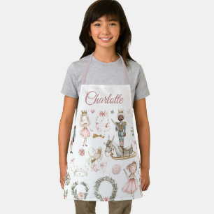 Delantal para niños con Cascanueces y Bailarina