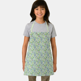 Delantal para niños de margaritas de acuarela danz