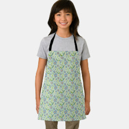 Delantal para niños de margaritas de acuarela danz