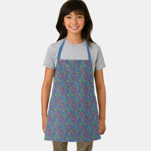 Delantal para niños de margaritas de acuarela danz