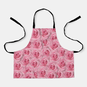 Delantal para niños pequeños rosas rosadas