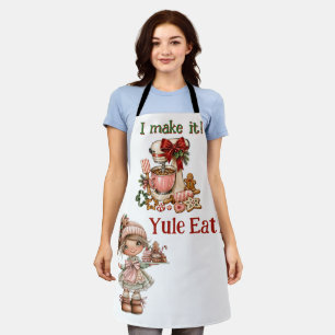Delantal para repostería de Navidad