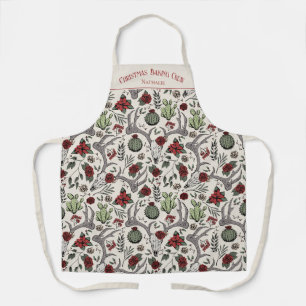 Delantal para tripulación de repostería navideña o