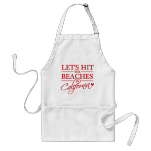 Delantal Parapelos de California Beaches