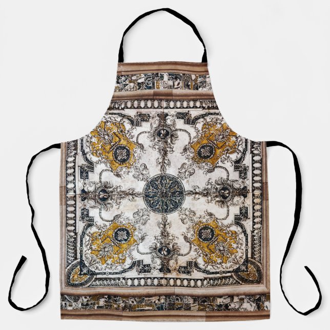 Delantal Parche de la textura de mármol árabe (Anverso)