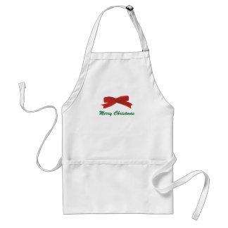 Delantal Pares de los Navidades de Red Bow pintados