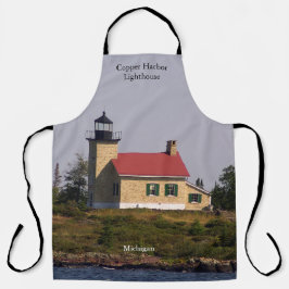 Delantal Pares del faro de Copper Harbor