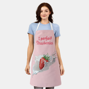 Delantal "Parfait" Strawberries Cita graciosa