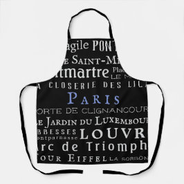 Delantal París y sus puntos de referencia