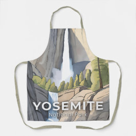 Delantal Parque Nacional Yosemite | Viaje en Acuarela