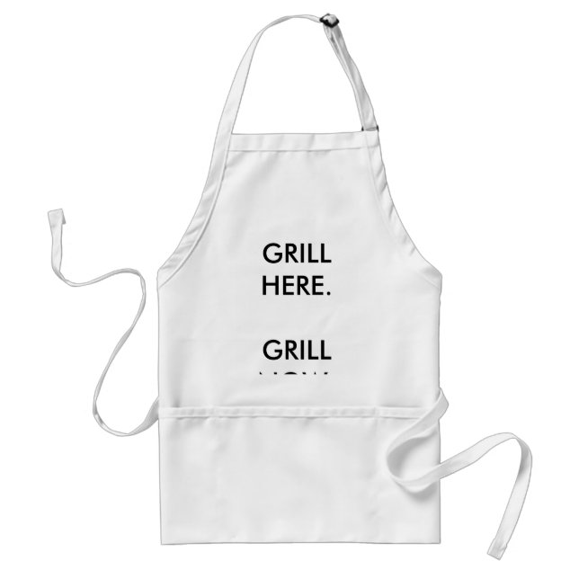 DELANTAL  PARRILLA HERE.GRILL AHORA (Frente)