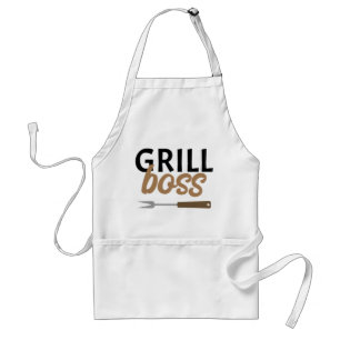 Delantal Parrilla Jefe Barbacoa Bistecs Parrillero Papá Coc