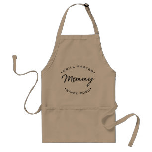 Delantal Parrilla Master Mommhy desde el año personalizado