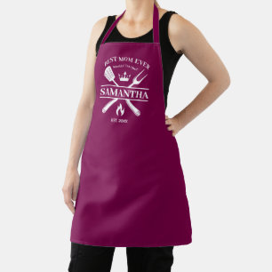 Delantal Parrillada de Reina de barbacoa personalizada   La