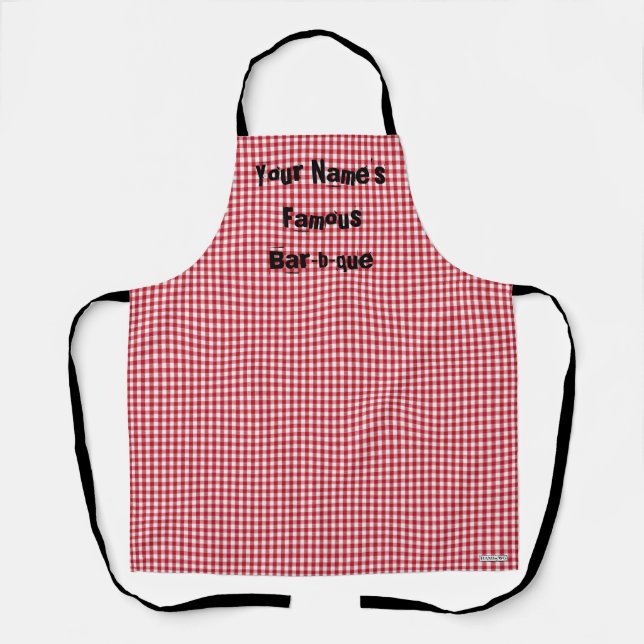 Delantal Parrillada - Personalizada - HAMbyWG (Anverso)