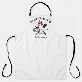 Delantal Parrillada y parrillada personalizada Apron mascul