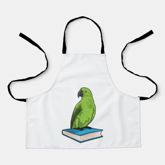 Delantal Parrot with Book (Anverso)