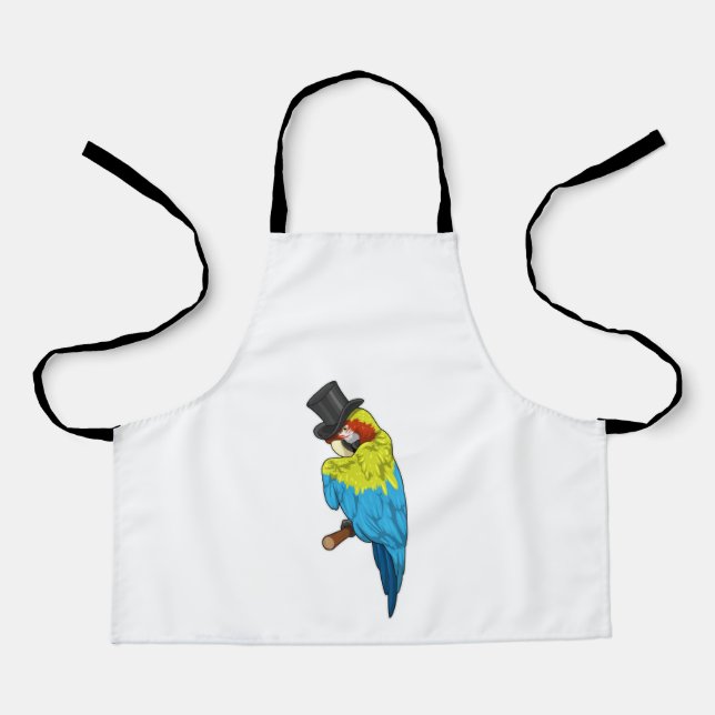 Delantal Parrot with Cylinder (Anverso)