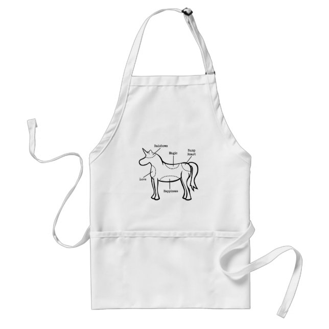 Delantal Partes de unicornio (Frente)