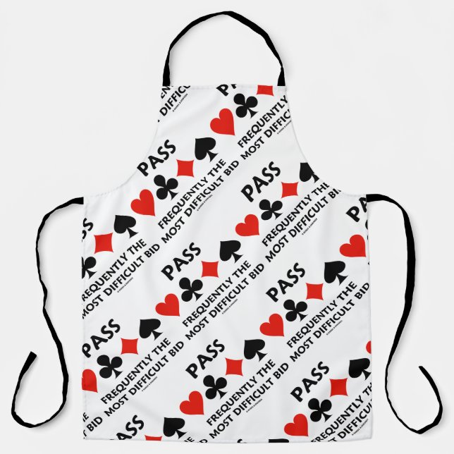 Delantal Pasar Con Frecuencia El Puente Bid Más Difícil (Anverso)