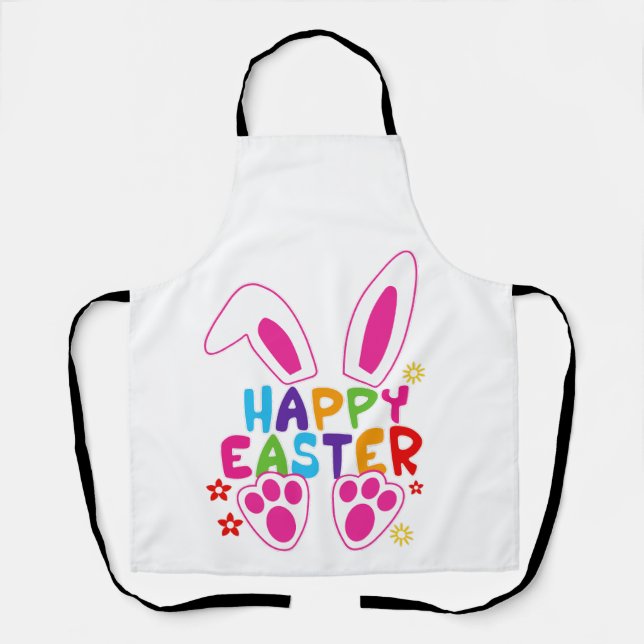 Delantal Pascua feliz (Anverso)