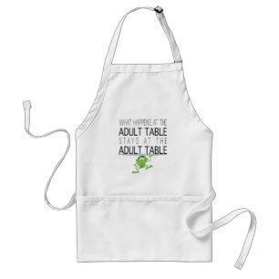Delantal Pascua "La Mesa de Adultos" Apron estándar