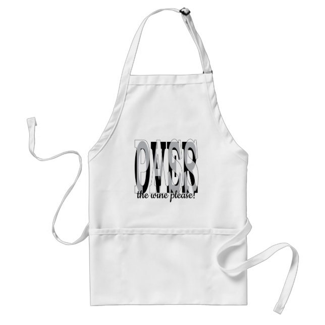 Delantal Pascua "Passover Wine Please" Apron estándar (Frente)