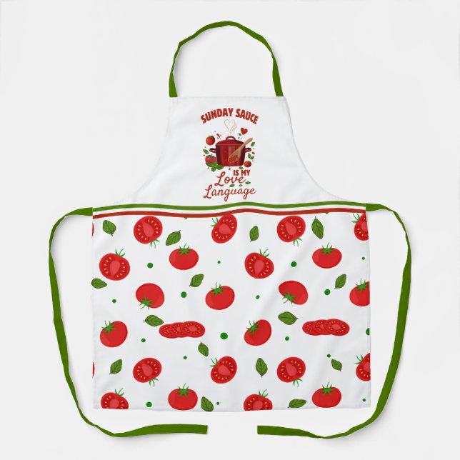 Delantal Pasquale Sciarappa Sunday Sauce Apron (Anverso)
