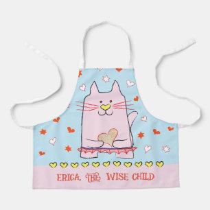 Delantal Passover Ballet Cat Apron