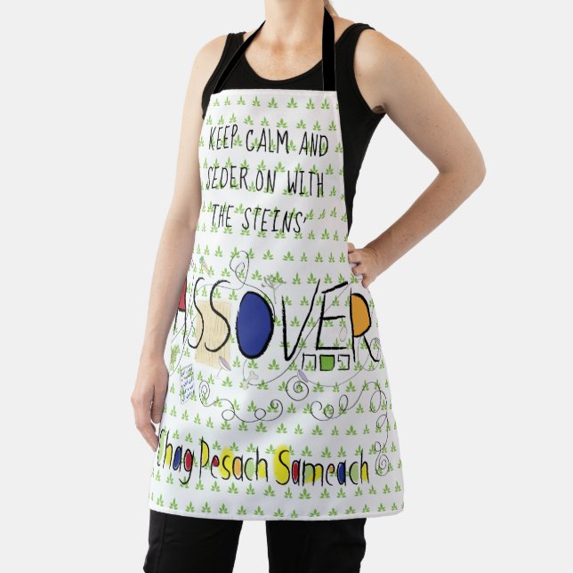 Delantal Passover Chag Pesach Sameach Apron (in situ)