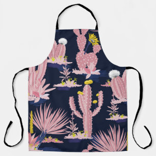 Delantal Pastel Cactus de verano vintage de patrón sin sold