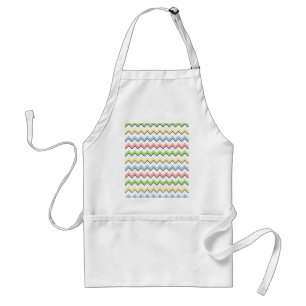 Delantal Pastel Chevron-Drop Shadow por Shirley Taylor