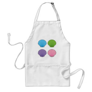 Delantal Pastel Colorful Seashell Pack