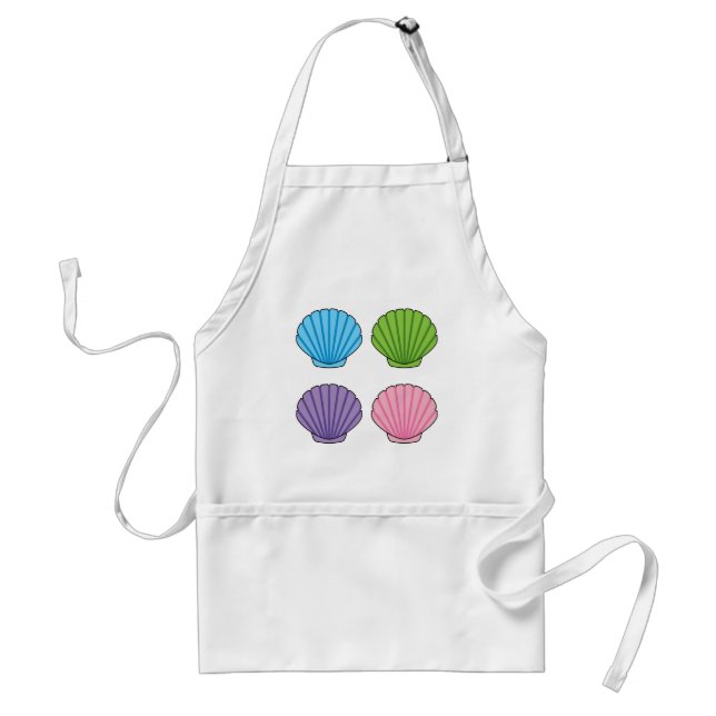 Delantal Pastel Colorful Seashell Pack (Frente)